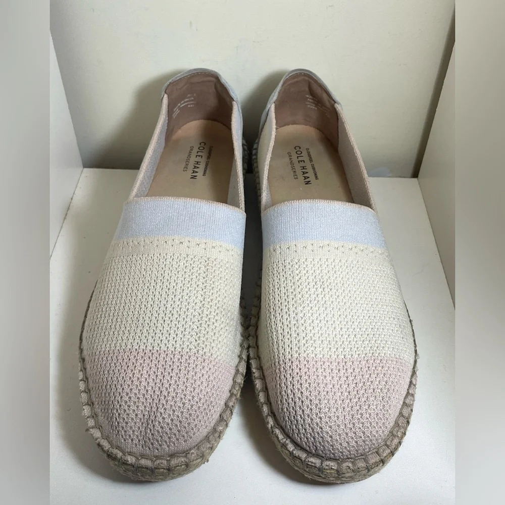 Cole Haan Cloudfeel Stitchlite Espadrille Tricolor Womens Size 10.5